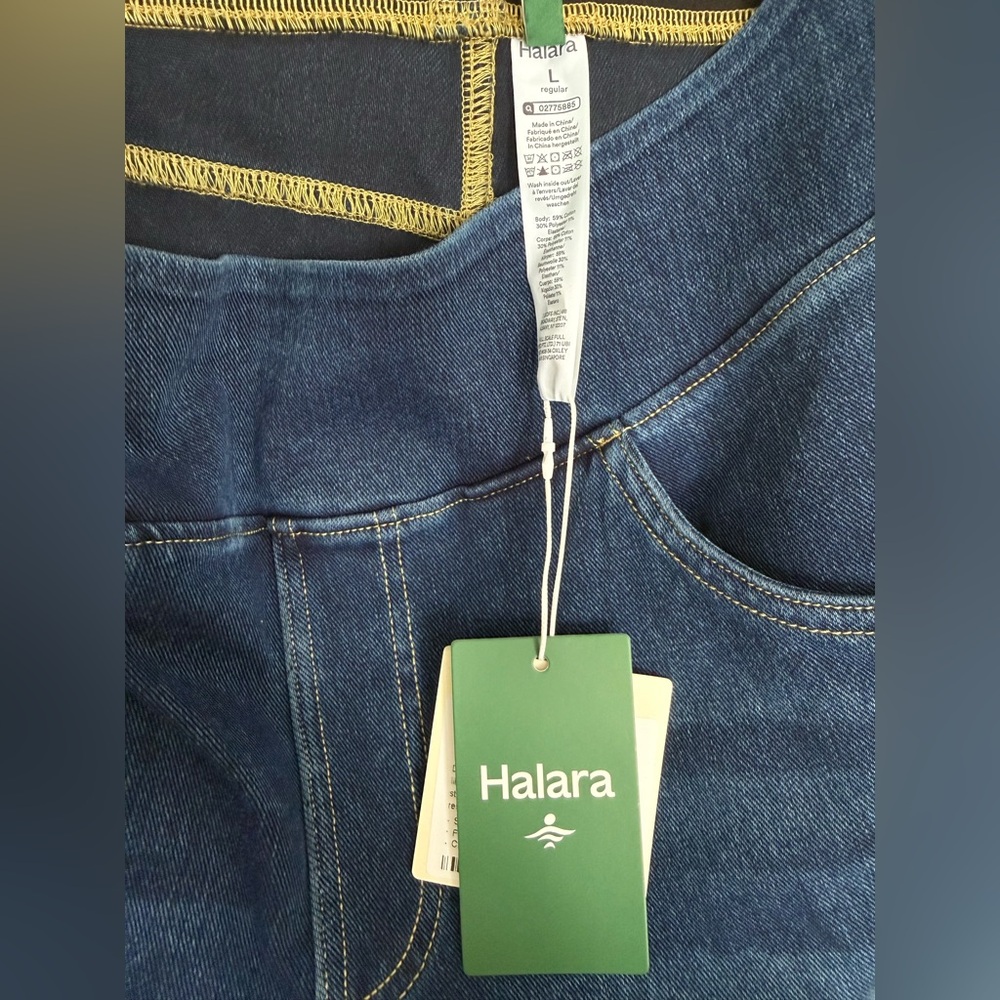 HALARA Dark Blue Flare Jeans - Picture 2 of 3